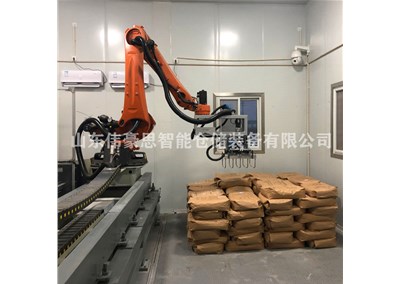 橡膠顆粒拆垛拆包系統(tǒng) 全自動視覺拆垛機器人