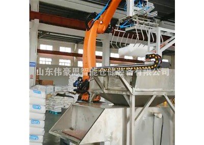 硫磺粉自動拆垛拆包線 拆垛機(jī)器人工作流程