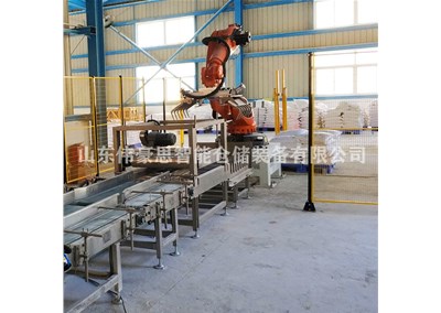 工業(yè)鹽智能包裝碼垛設(shè)備 全自動碼垛機(jī)械廠家