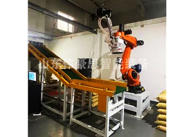 樹脂粉自動拆垛機(jī) 機(jī)械手拆垛機(jī)視頻