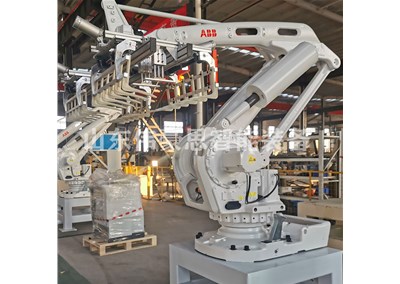 袋裝粉料全自動碼垛機(jī) 機(jī)械手碼垛設(shè)備定制