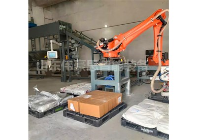 袋裝顆粒料拆垛機器人 全自動拆垛設(shè)備視頻