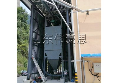 石油焦噸袋拆袋機 自動噸包破包機現(xiàn)場